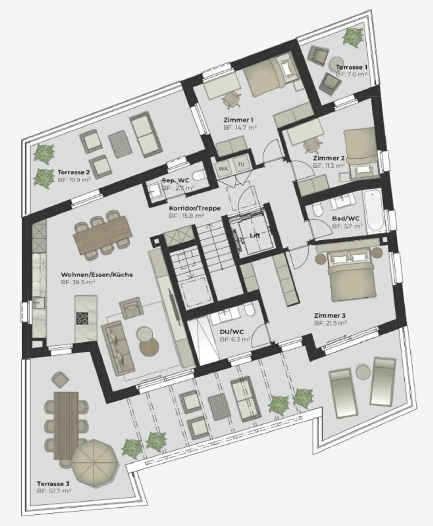 Au-delà de l'Ordinaire Un Nouveau Logement Confortable au Cœur de Gossau - Photo 7 sur 10