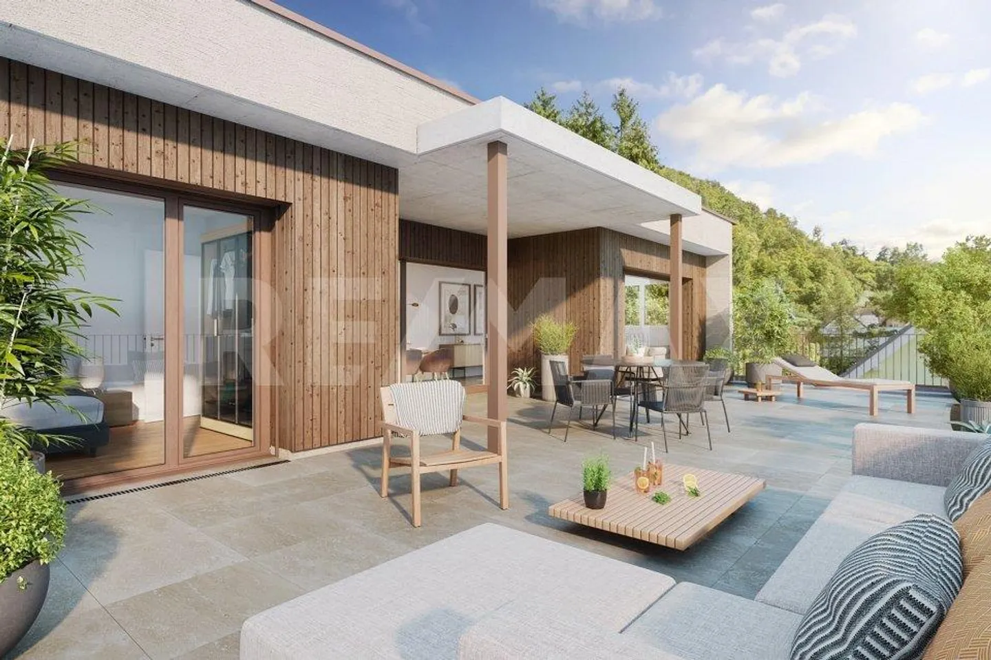 Erstbezug: Hochwertiges Terrassenhaus im Grünen - Foto 1 von 12