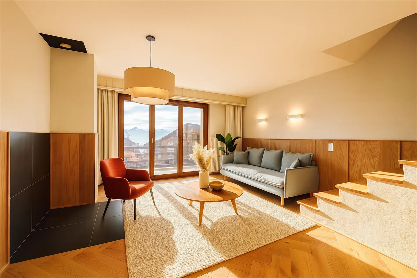 Wohnung mit Terrasse 3.5 Zimmer - Foto 1 von 6