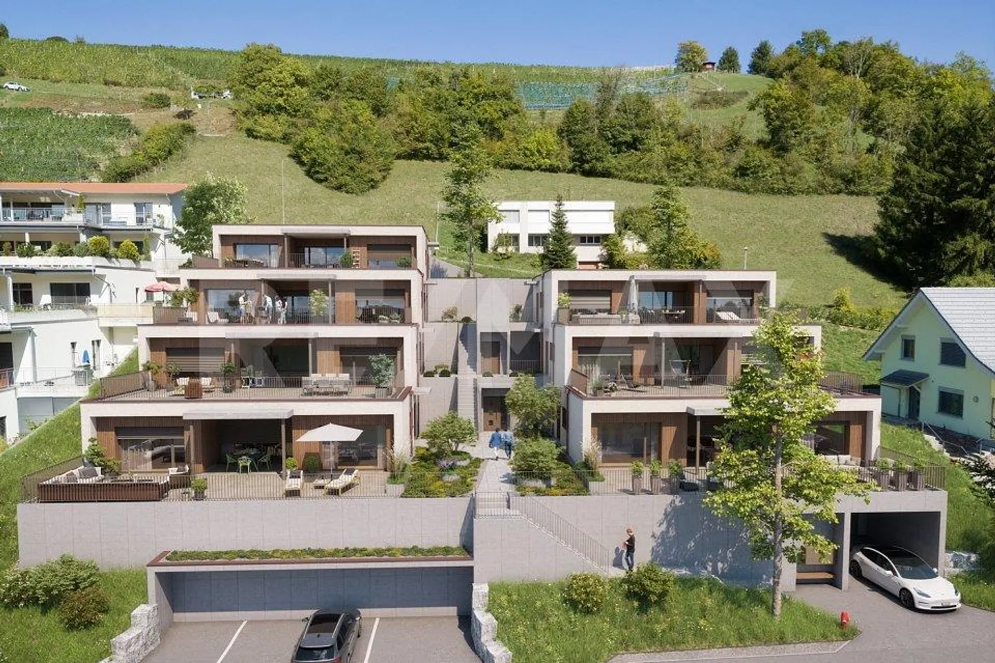 Erstbezug: Hochwertiges Terrassenhaus im Grünen - Foto 12 von 12