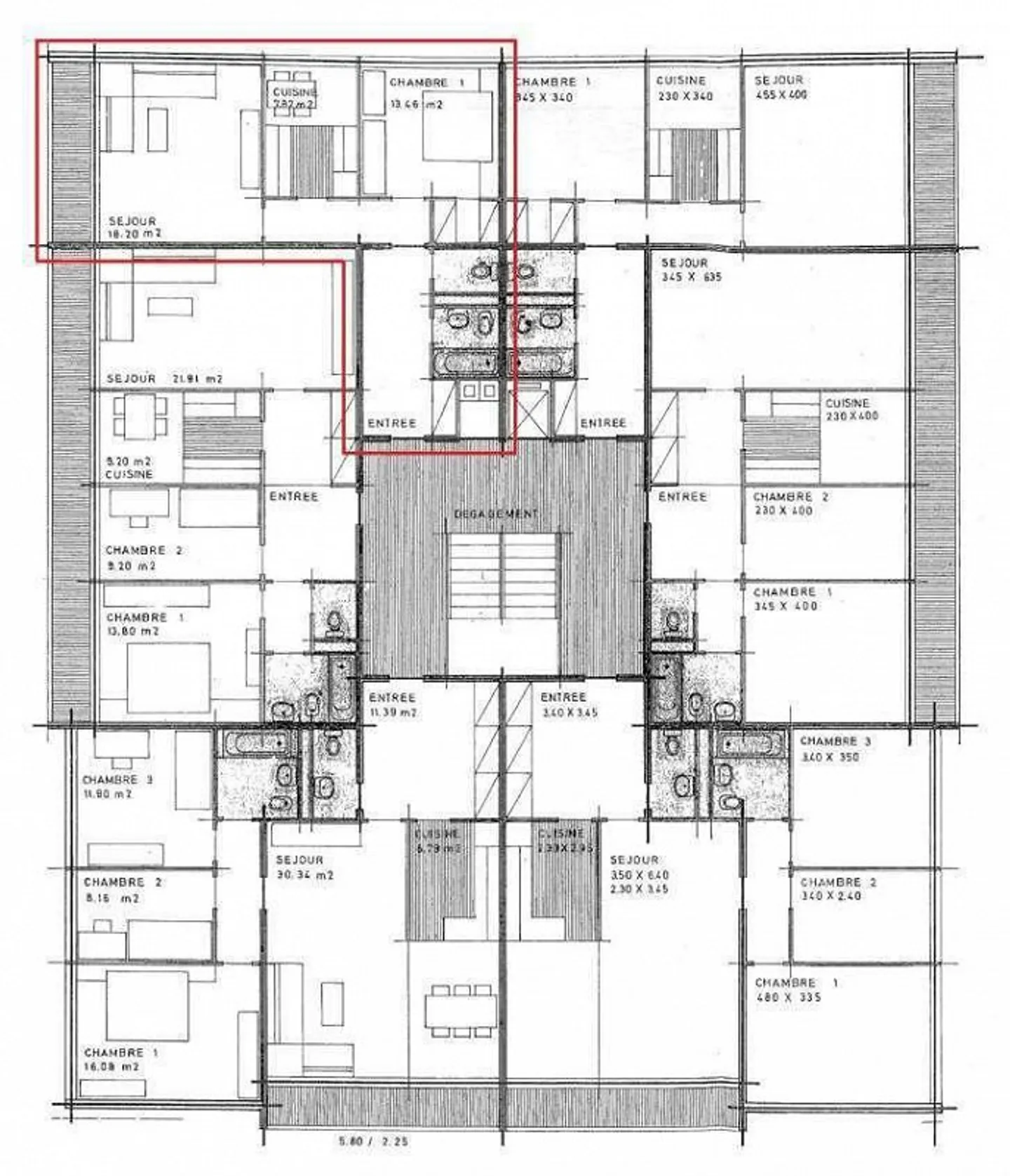 In einem extrem ruhigen Viertel, schöne 2-Zimmer-Wohnung von 57,50 m2 - Foto 3 von 3