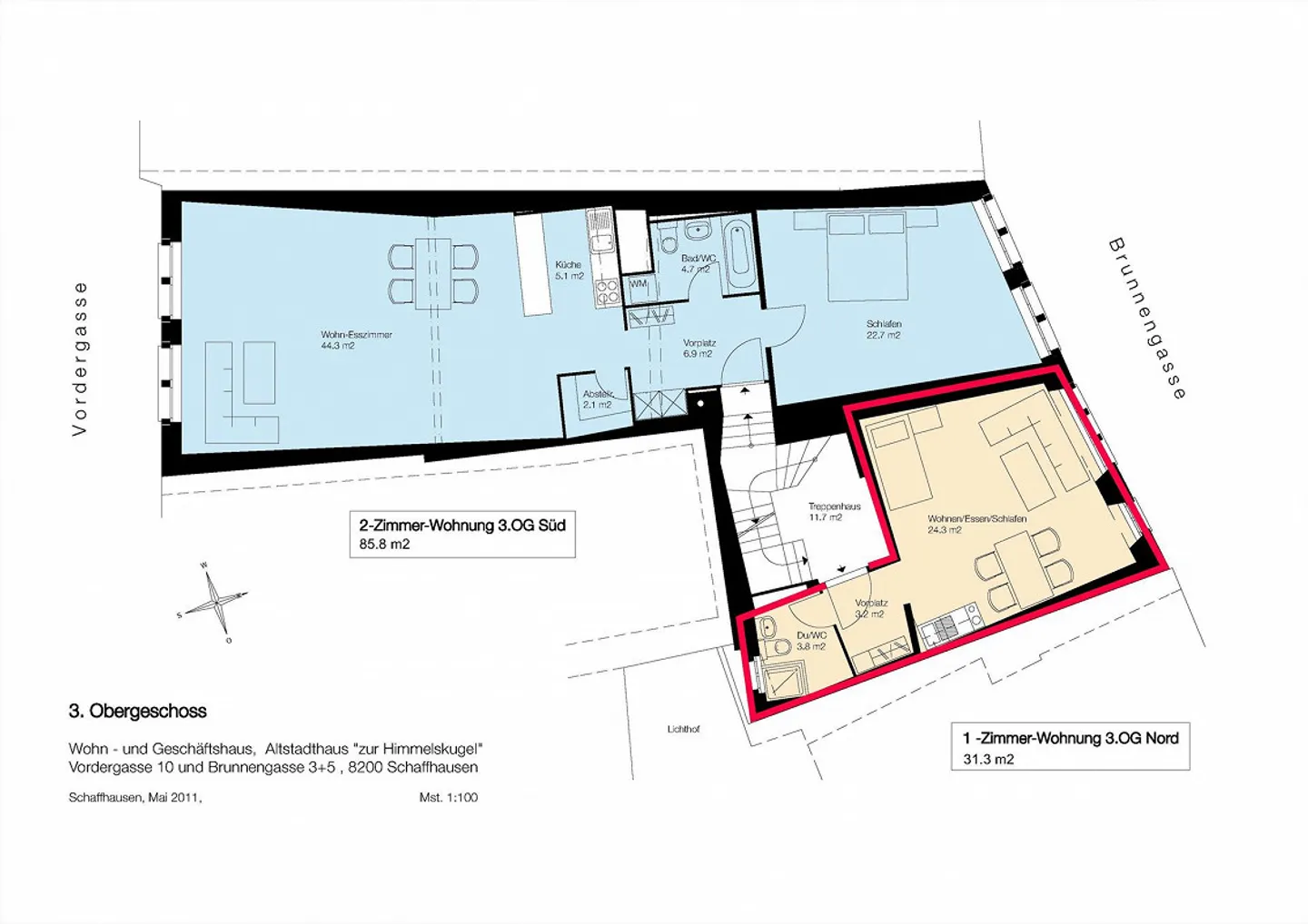 Appartement 1.0 pièce à Schaffhouse - Photo 6 sur 6