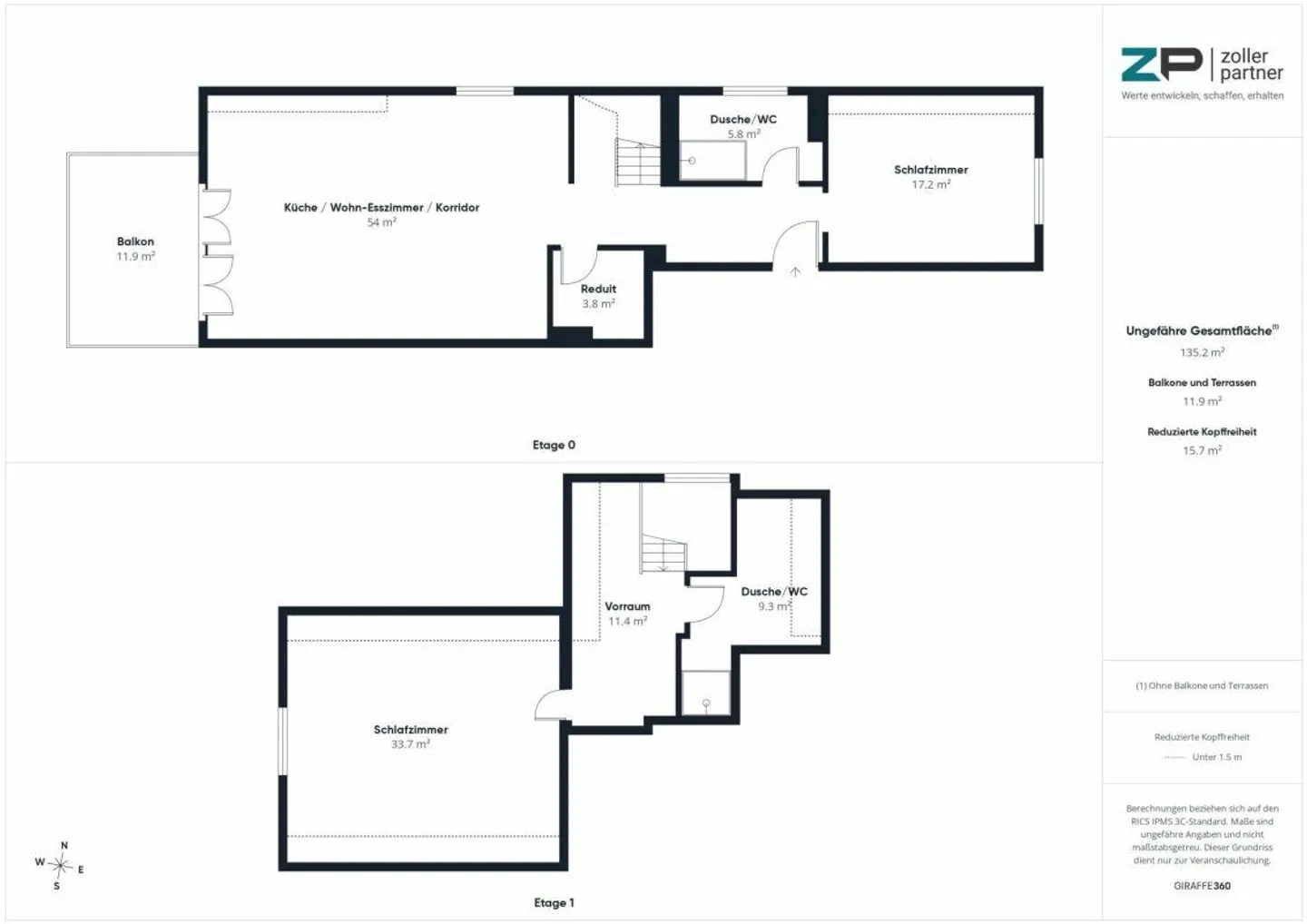 Nouvelle construction - Première occupation / Appartement en duplex 3½ pièces au dernier étage - Photo 14 sur 14