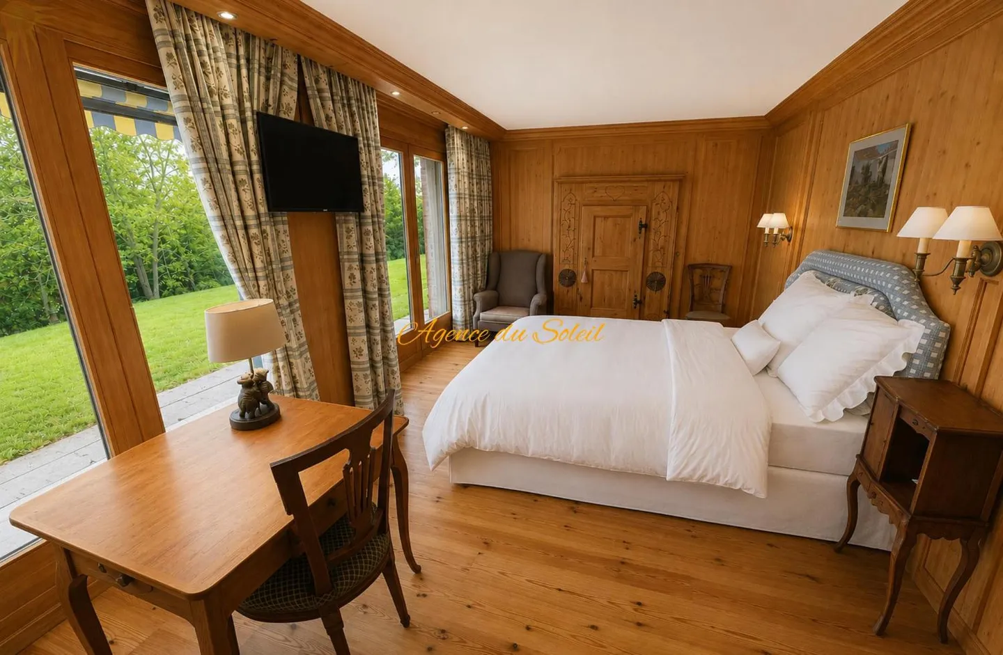 Luxuriöse Ski-in/Ski-out 4,5-Zimmer-Wohnung mit privatem Pool im Herzen von Crans! - Foto 8 von 13