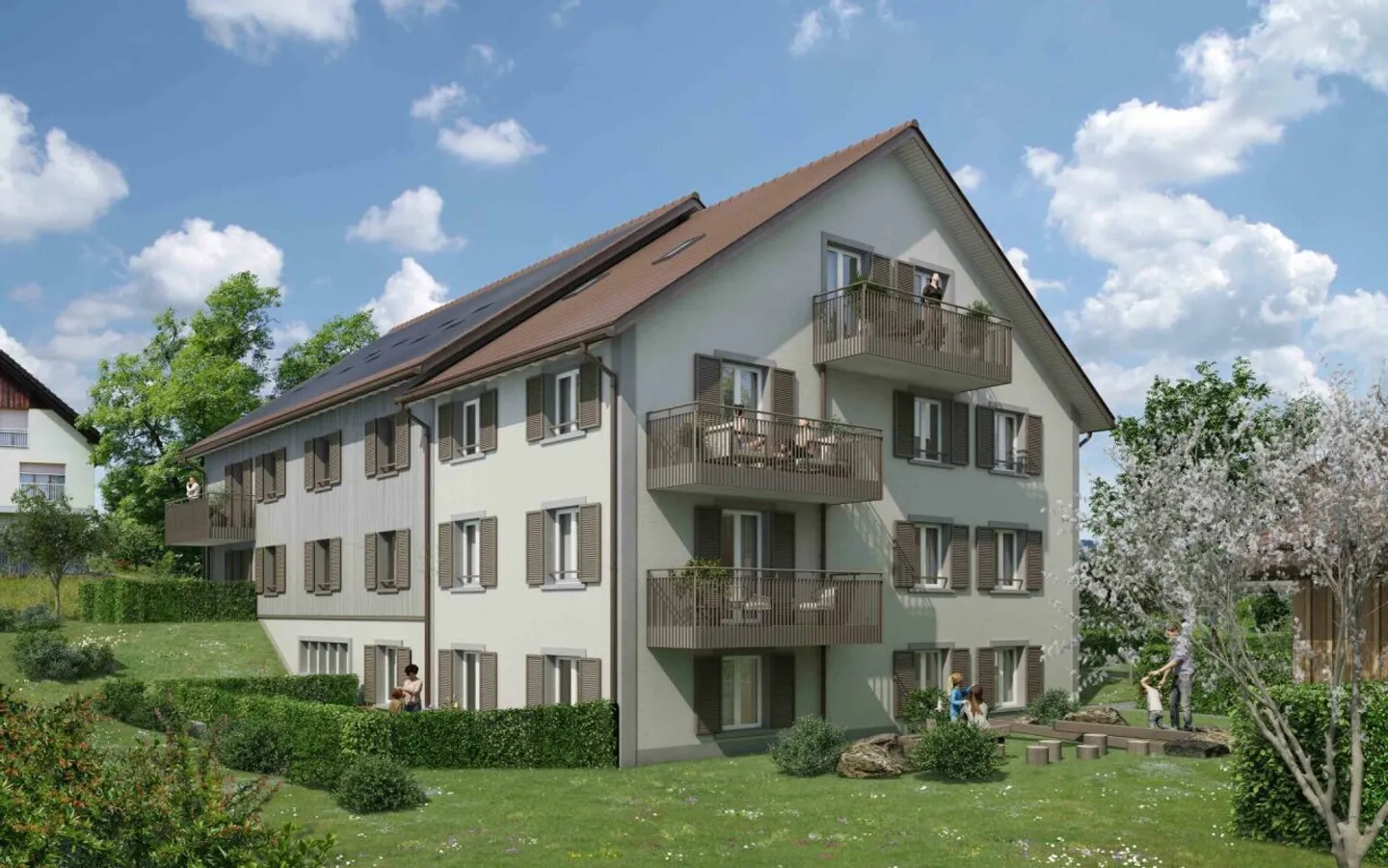 LE DÉBUT DE LA CONSTRUCTION EST LÀ! Haute qualité de vie : appartements neufs à proximité de la nature, du lac et de la ville - Photo 3 sur 10