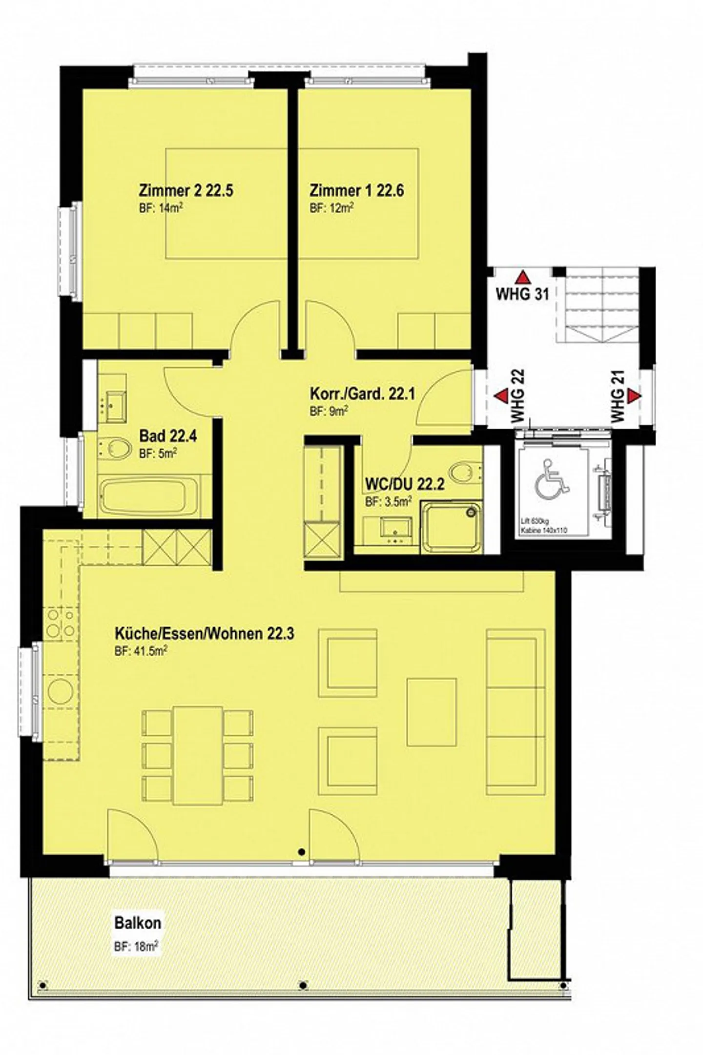 Zentrumsnahe Wohnung in ruhigem Wohnquartier - Foto 12 von 12
