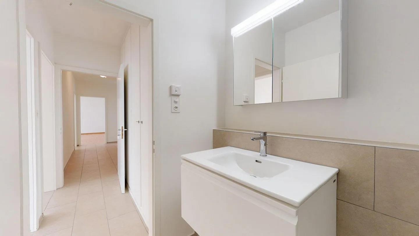 Appartement 3.5 pièces récemment rénové avec vue sur la verdure - Photo 4 sur 10