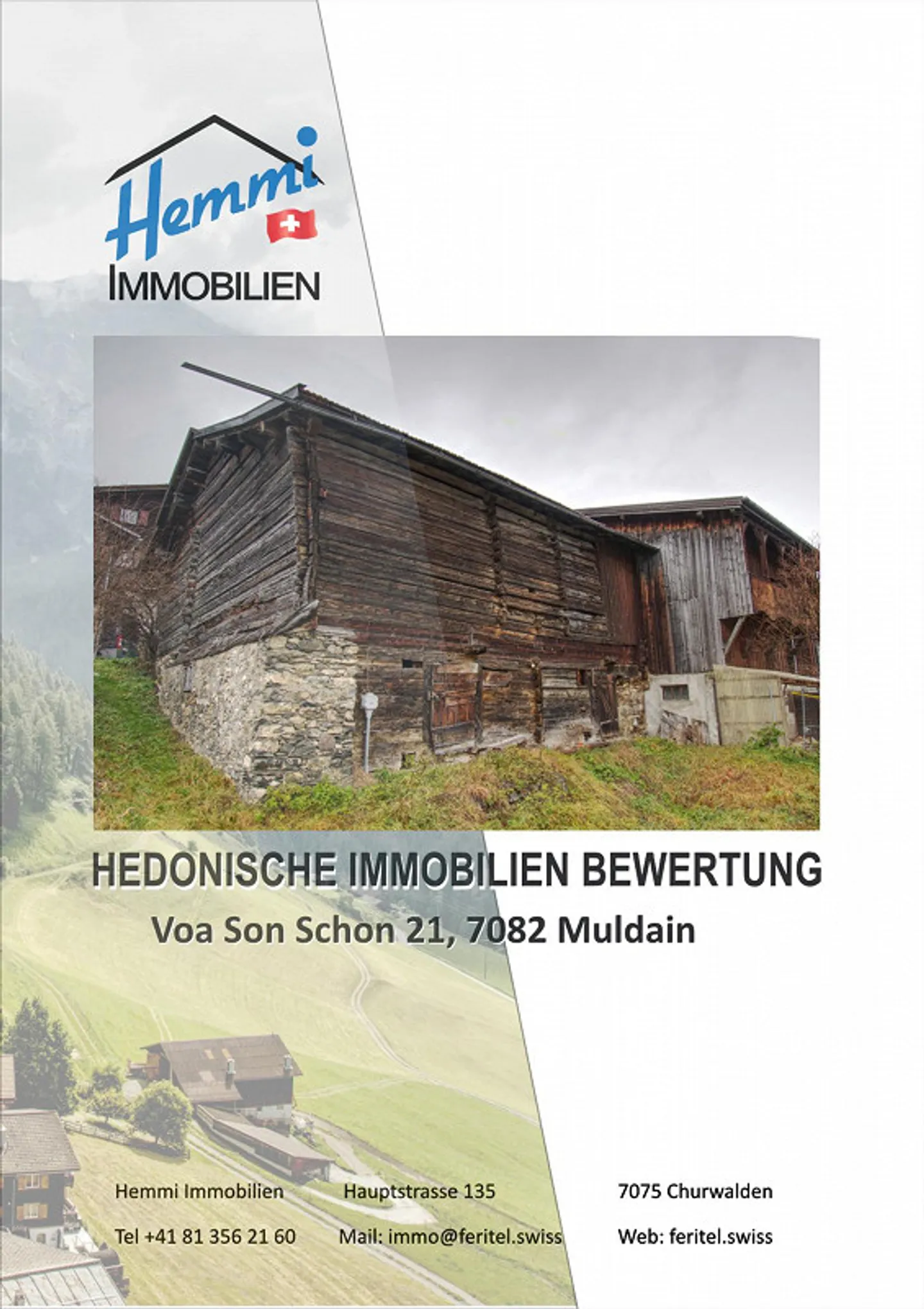 Grange-étable à Muldain, Vaz/Obervaz - Photo 1 sur 16