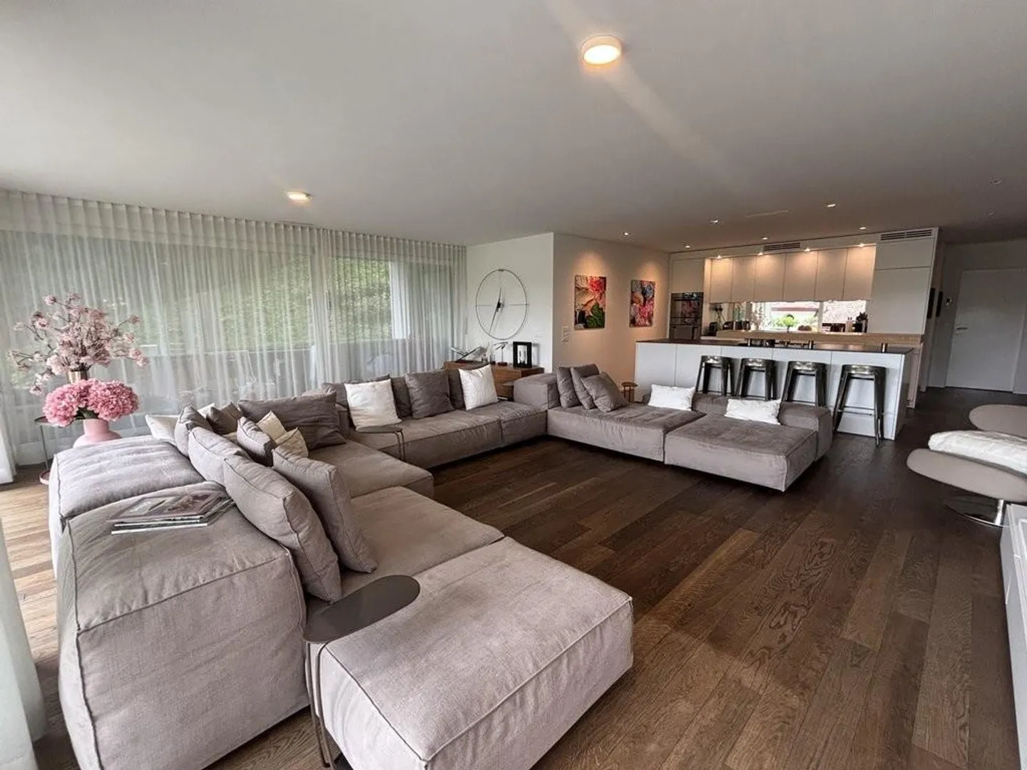 Appartamento giardino 4,5 locali eccezionalmente spazioso con vista sul lago - Foto 3 di 12