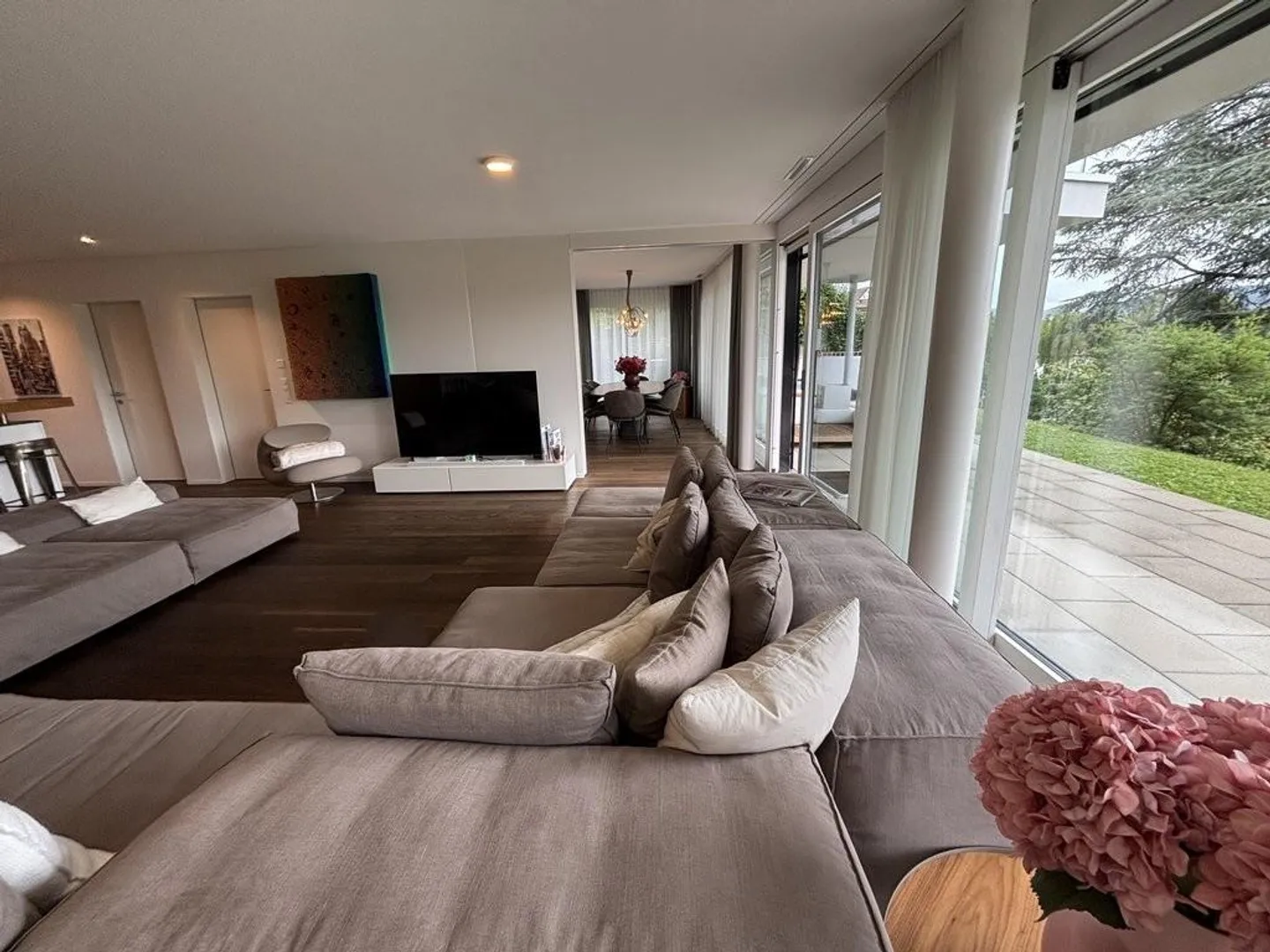 Appartamento giardino 4,5 locali eccezionalmente spazioso con vista sul lago - Foto 7 di 12
