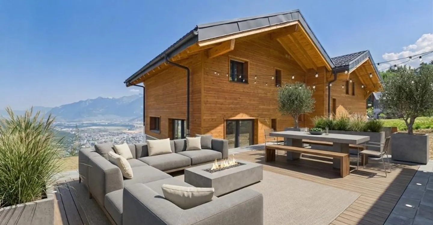 Modernes Chalet mit Panoramablick - Foto 1 von 11
