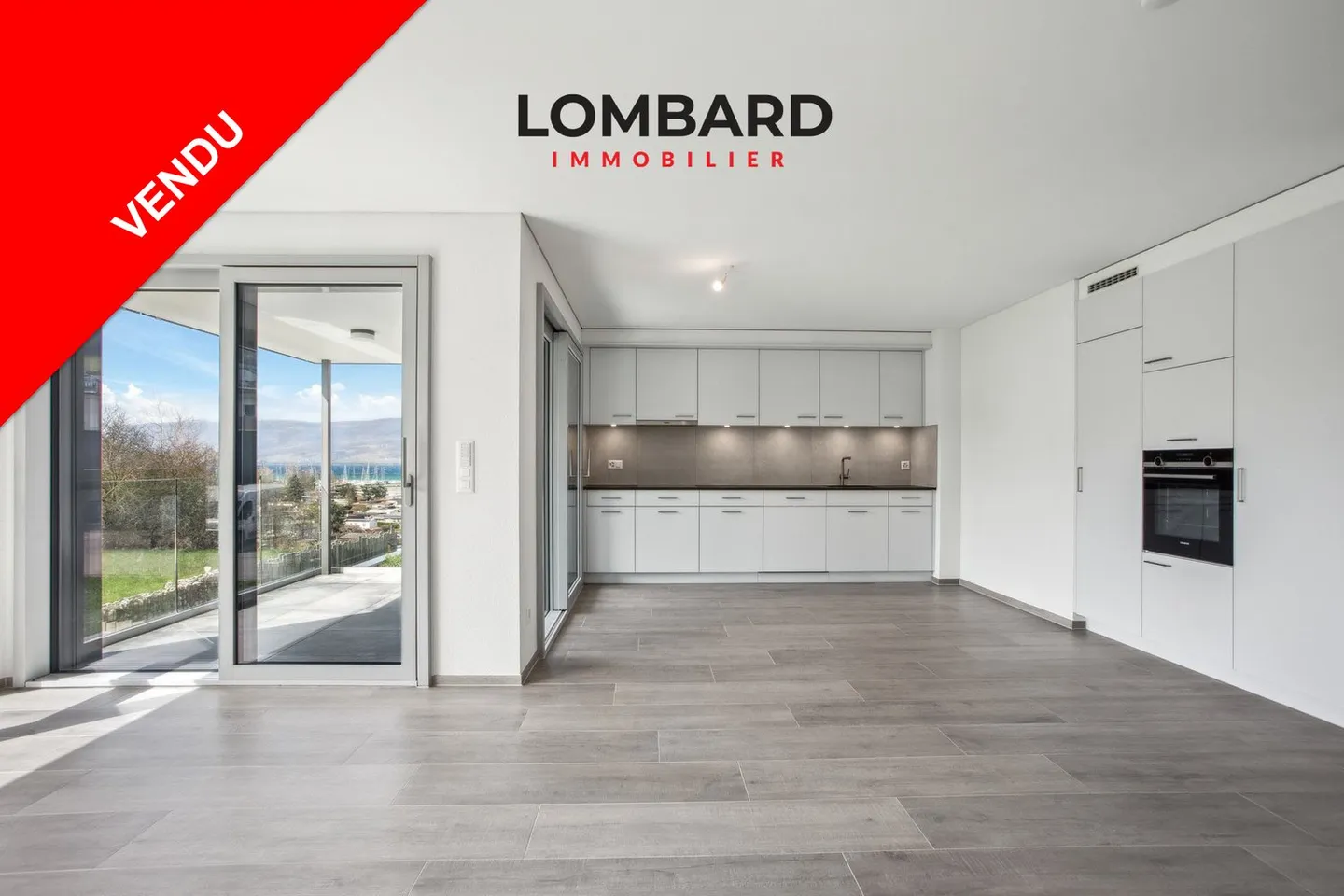 ***VENDU*** Magnifique appartement de 3,5 pièces avec vue sur le lac - Photo 1 sur 9