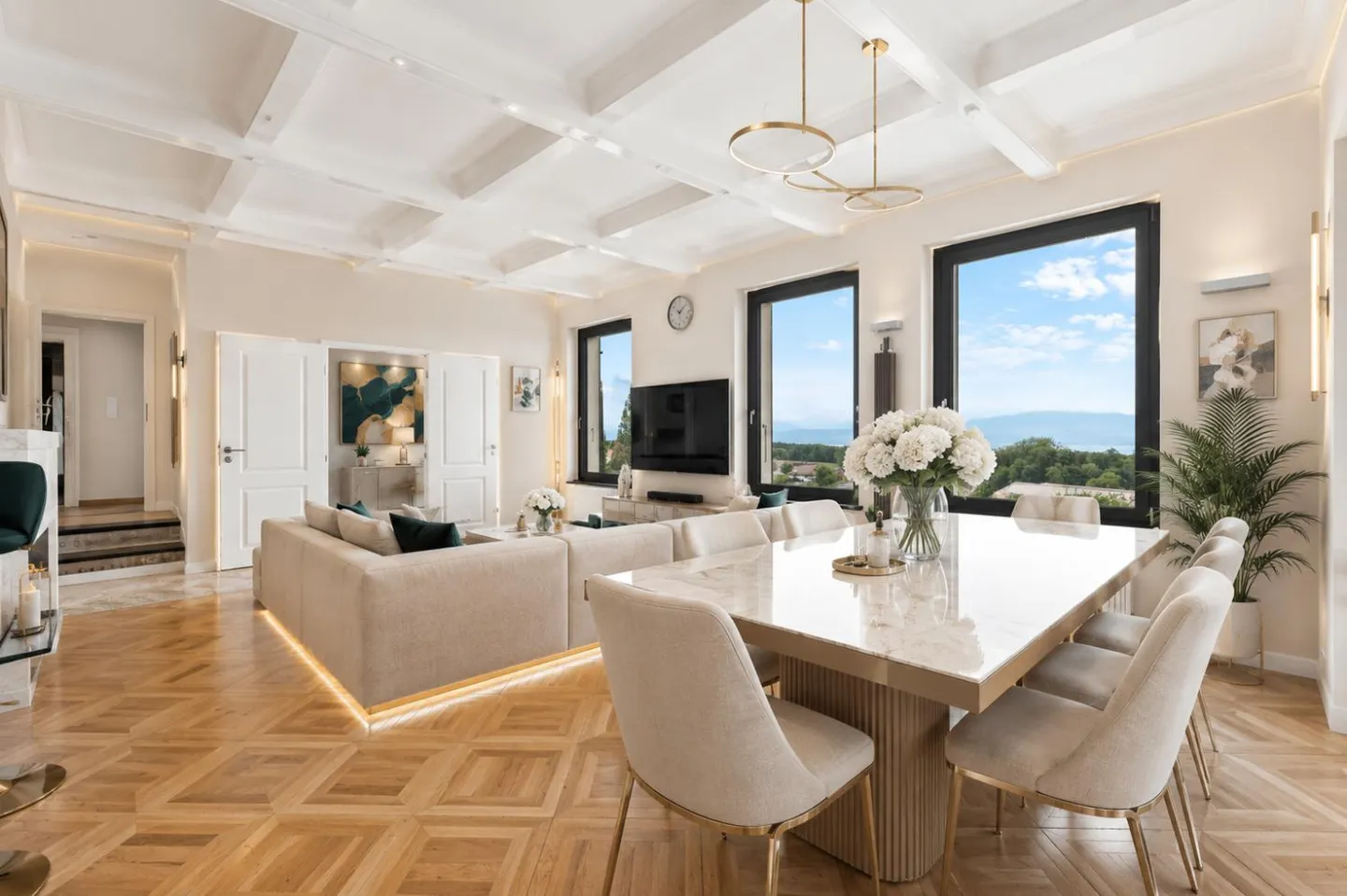 Detached villa in the heart of the vineyards with panoramic views of the lake - Photo 4 of 12