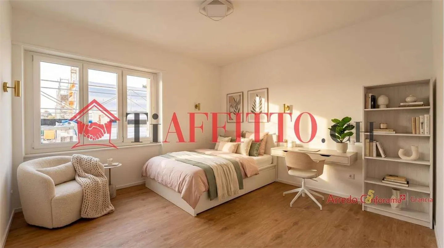 4.5 RÉNOVÉ À CHIASSO DERNIER ÉTAGE - Photo 4 sur 6