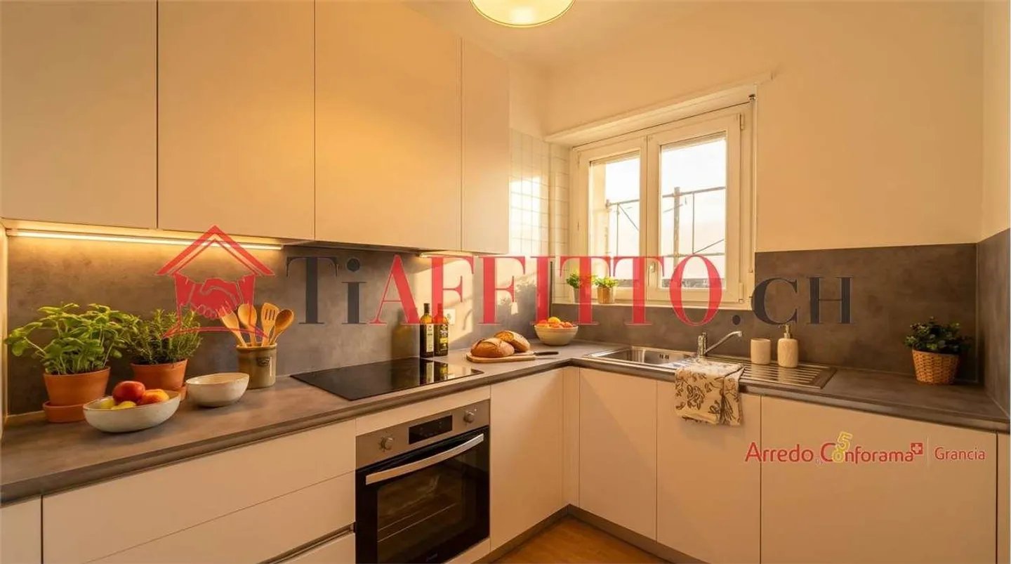 4.5 RÉNOVÉ À CHIASSO DERNIER ÉTAGE - Photo 6 sur 6