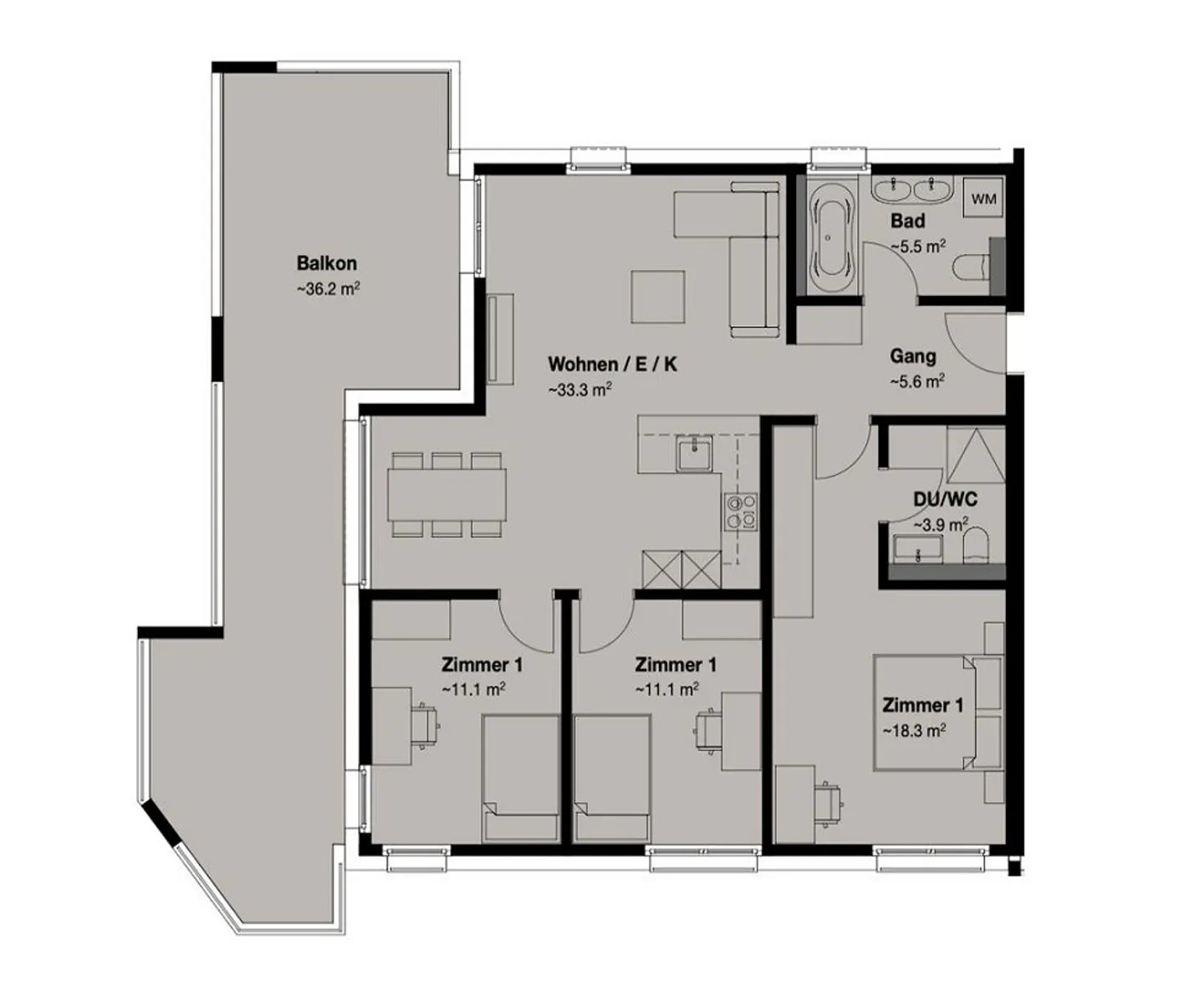 Attractive 4.5-room apartment in a central location in Kreuzlingen - Photo 12 of 12