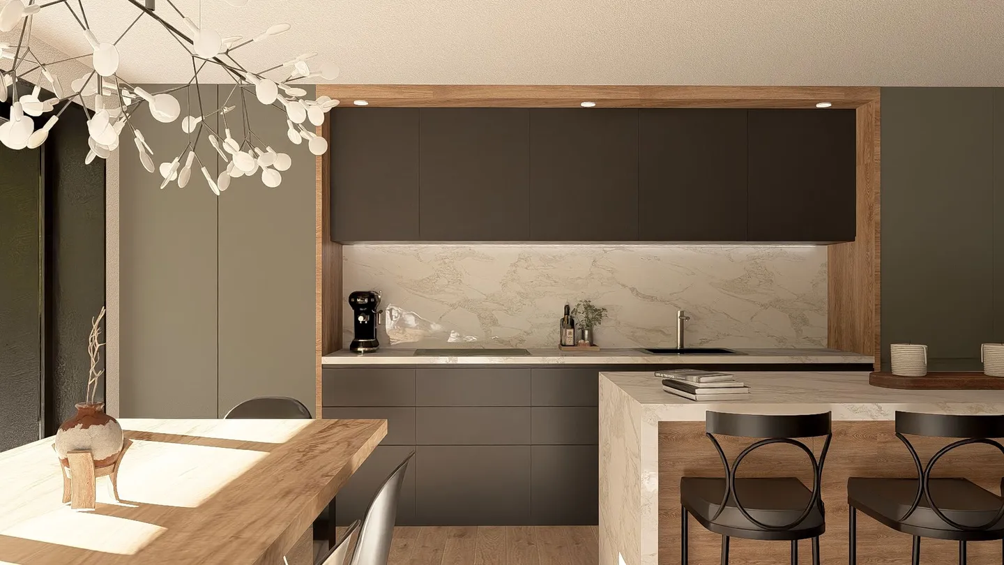 Modernes Apartment in Saas-Grund - Foto 6 von 11