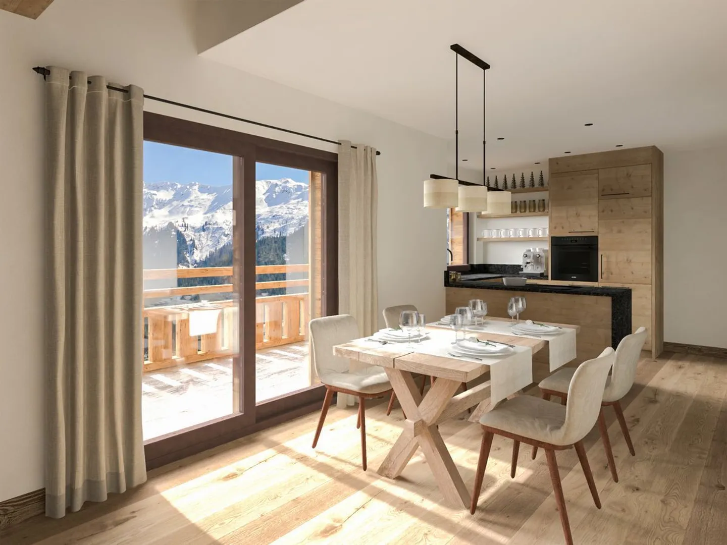 3.5 Room Apartment on the 2nd Floor in the Madrisa Stern House - Photo 5 of 7