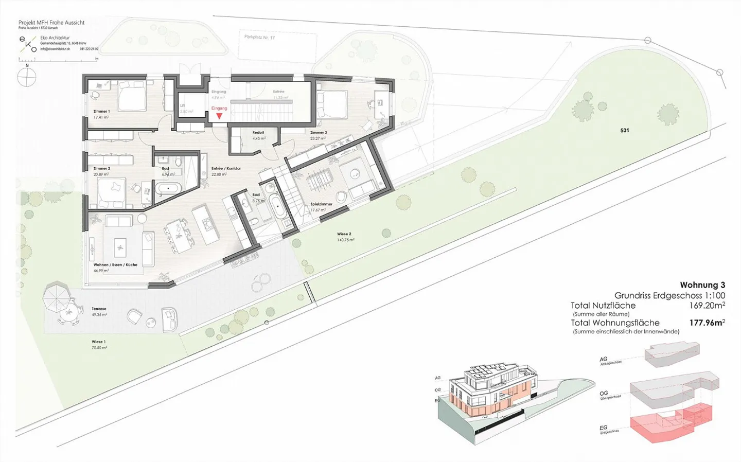 Modernes Erdgeschoss-Apartment - Foto 8 von 8