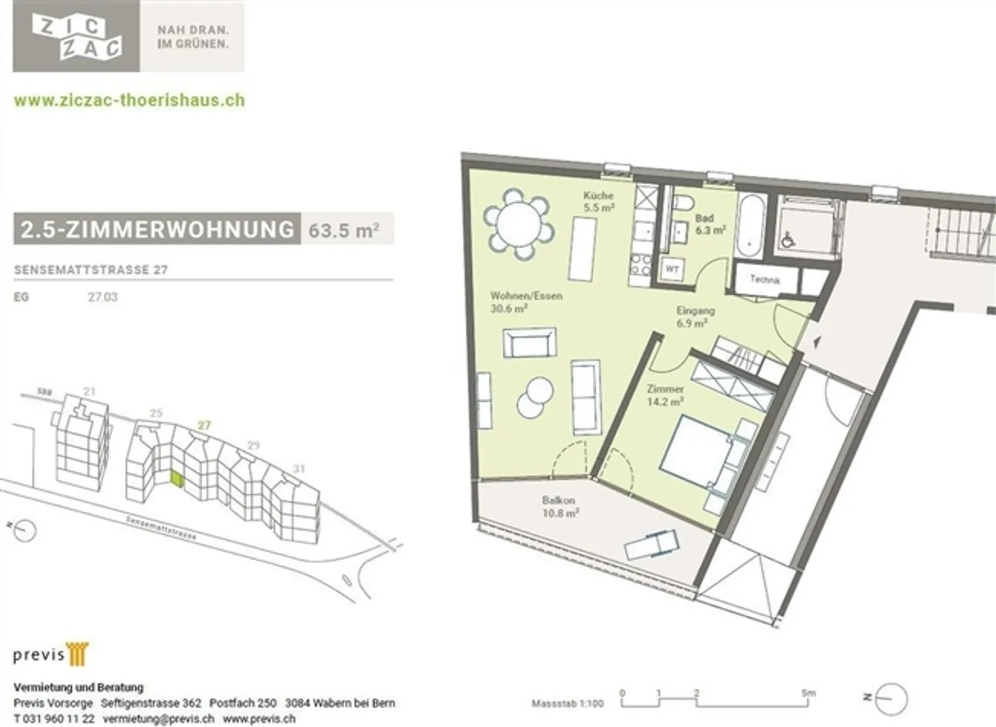 Grosszügige Wohnung in Thörishaus - Foto 8 von 9