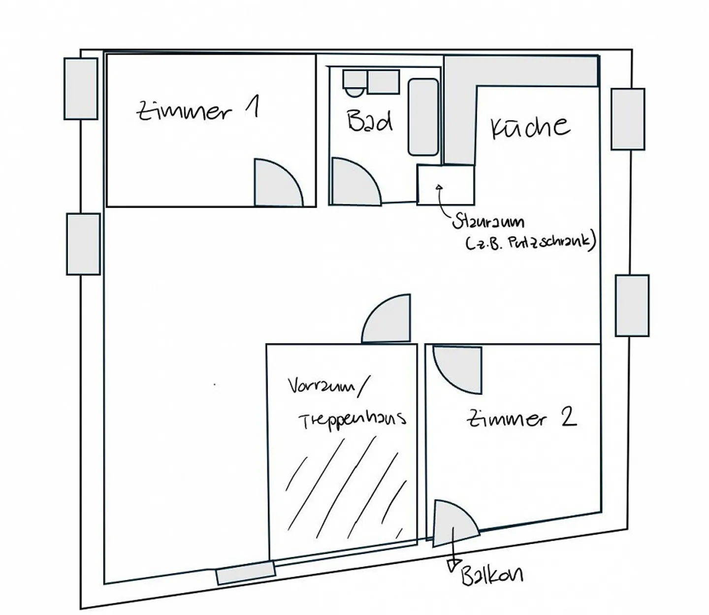 Luminoso appartamento mansardato di 3,5 locali con balcone e posto auto - Foto 9 di 9