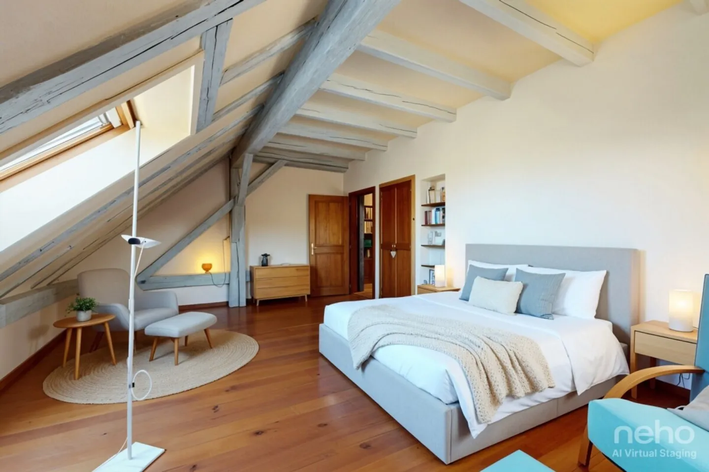 DUPLEX DE CHARME AVEC GRAND POTENTIEL D?AMÉNAGEMENT À SOTTENS - Foto 5 von 13