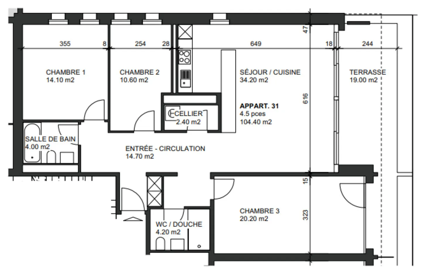 Appartement rénové 4.5 pièces - Photo 9 sur 9