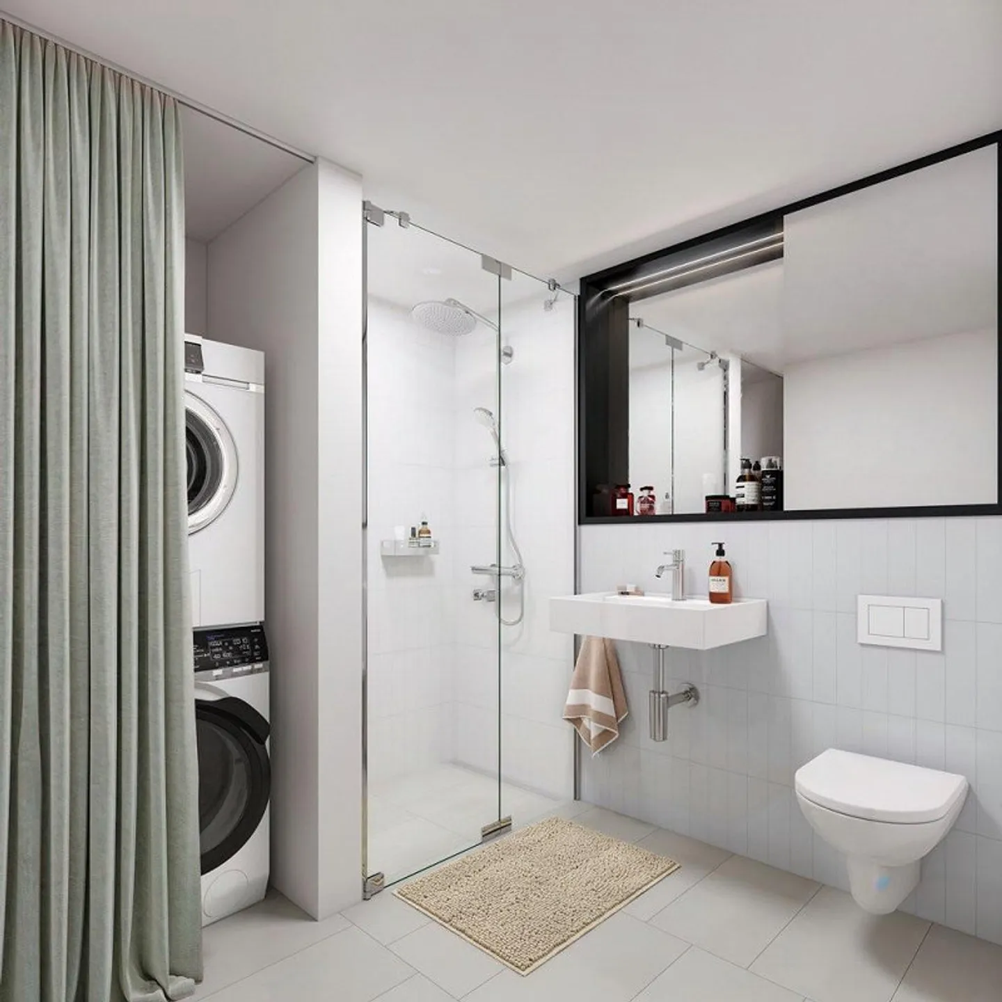 Bright 1.5-room apartment in the Akara Tower Baden - Photo 2 of 4