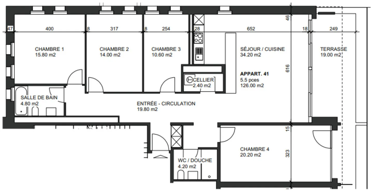 Bel appartement spacieux - Photo 6 sur 6