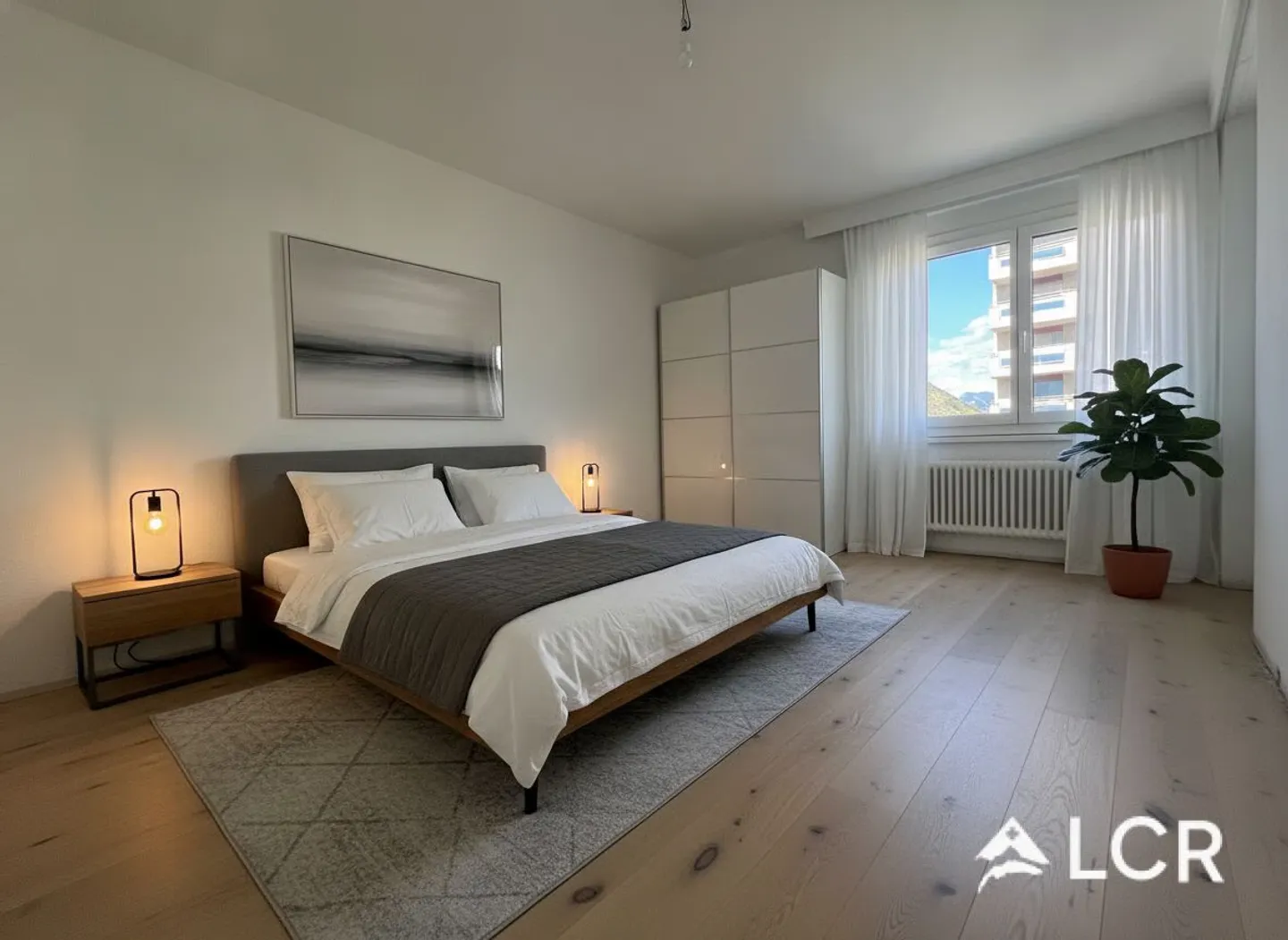 Schönes Apartment mit 4.5 Zimmern / 3 Schlafzimmern / 1 Badezimmer / 2 Balkonen - Foto 5 di 13