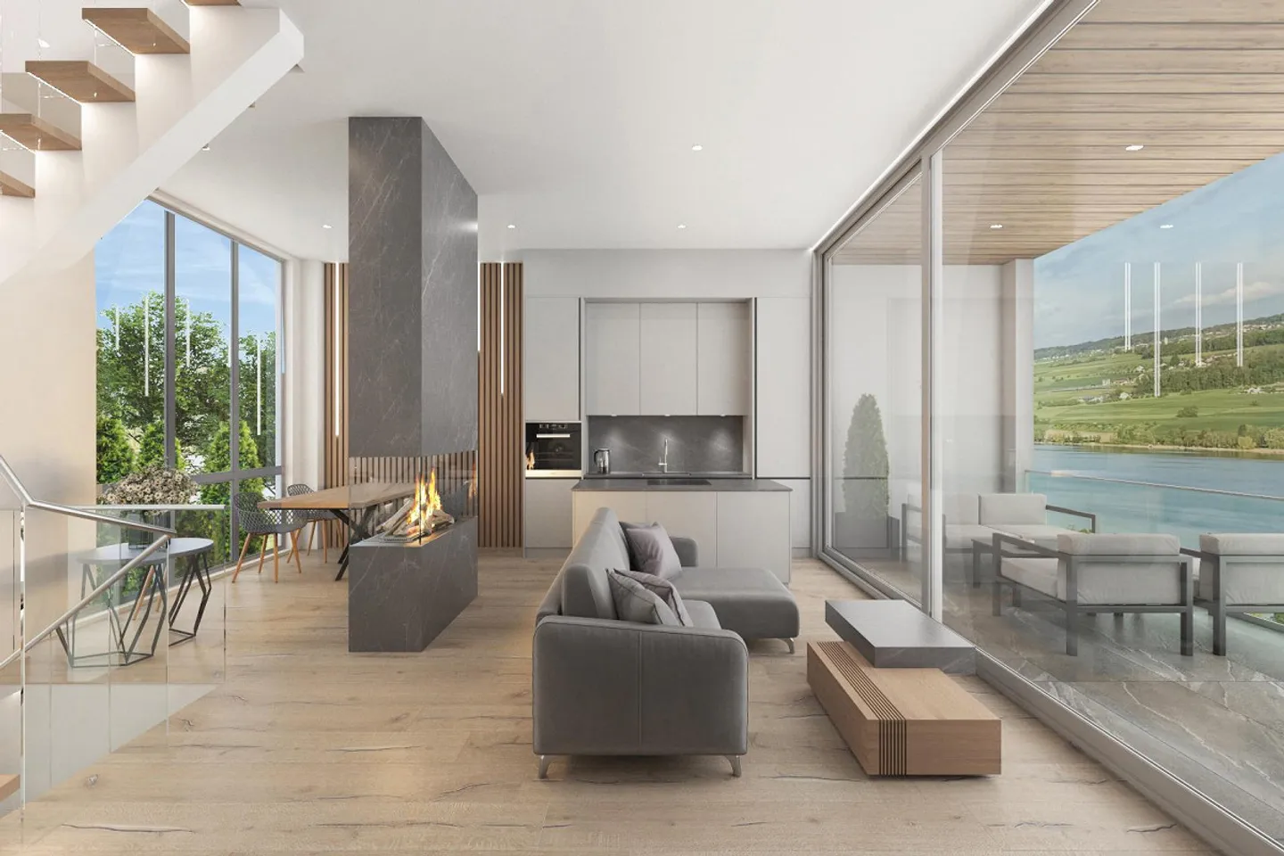 KOPIE - Neubauprojekt: Einfamilienhaus am Hallwilersee mit Traumsicht - Foto 2 von 12