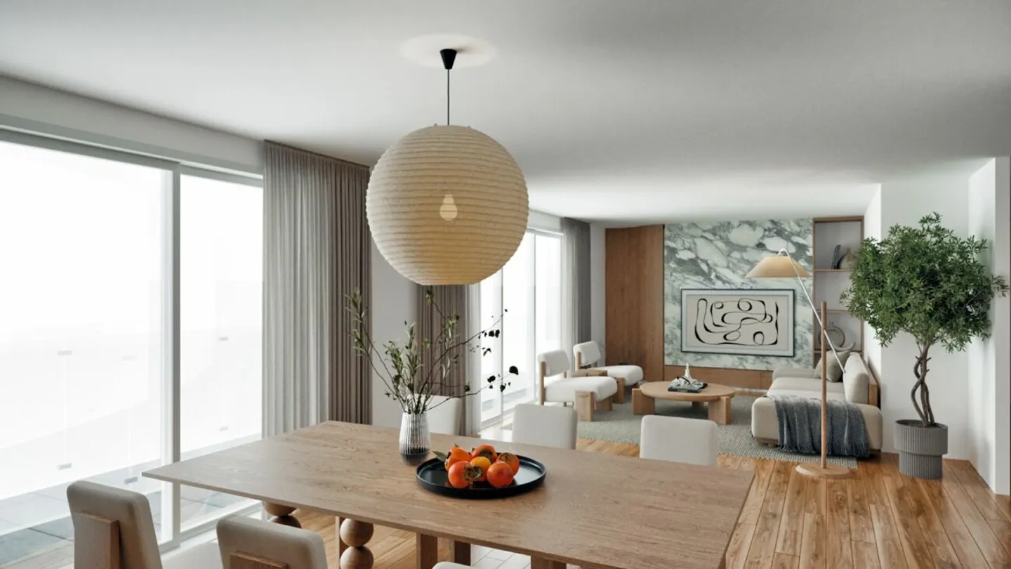 Appartement en attique élégant de 4,5 pièces avec sous-sol et double garage. - Photo 3 sur 13