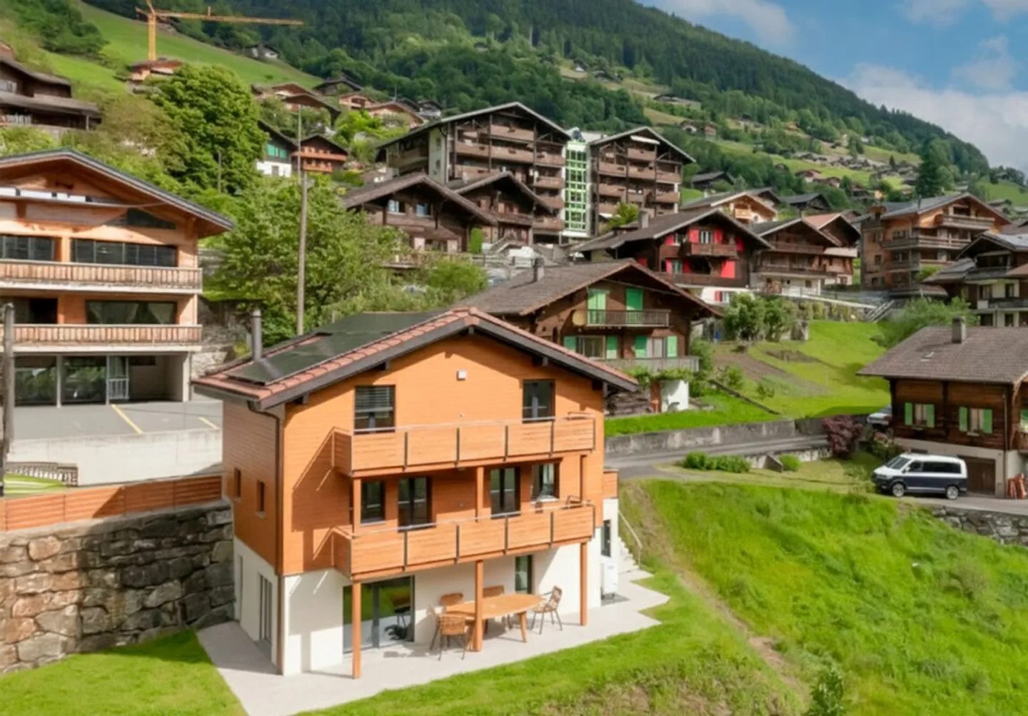 Beautiful chalet with 6.5 rooms and large plot of 3,000 m² in the heart of Troistorrents - Photo 10 of 13