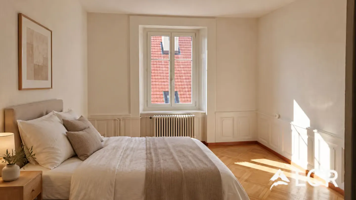 Schöne 3-Zimmer-Wohnung in La Chaux-de-Fonds - Foto 3 von 8