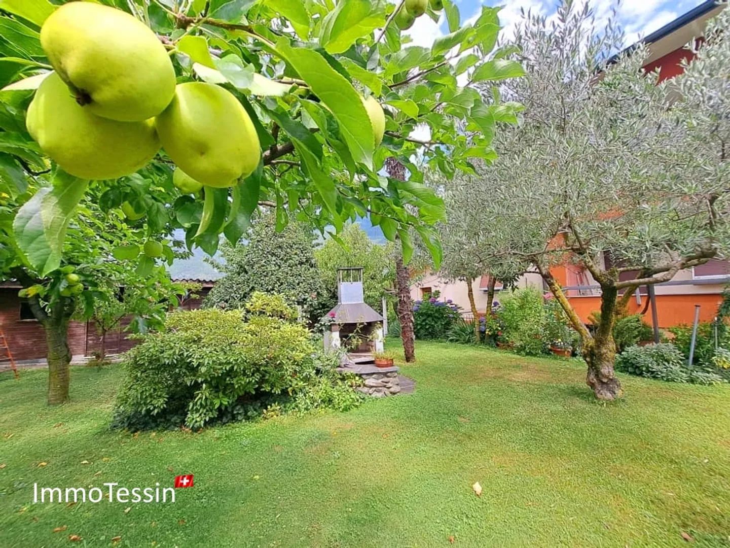 Villa spaziosa e affascinante, un'oasi di calma nel cuore di Giubiasco, inclusi i redditi da locazione - Foto 3 di 13