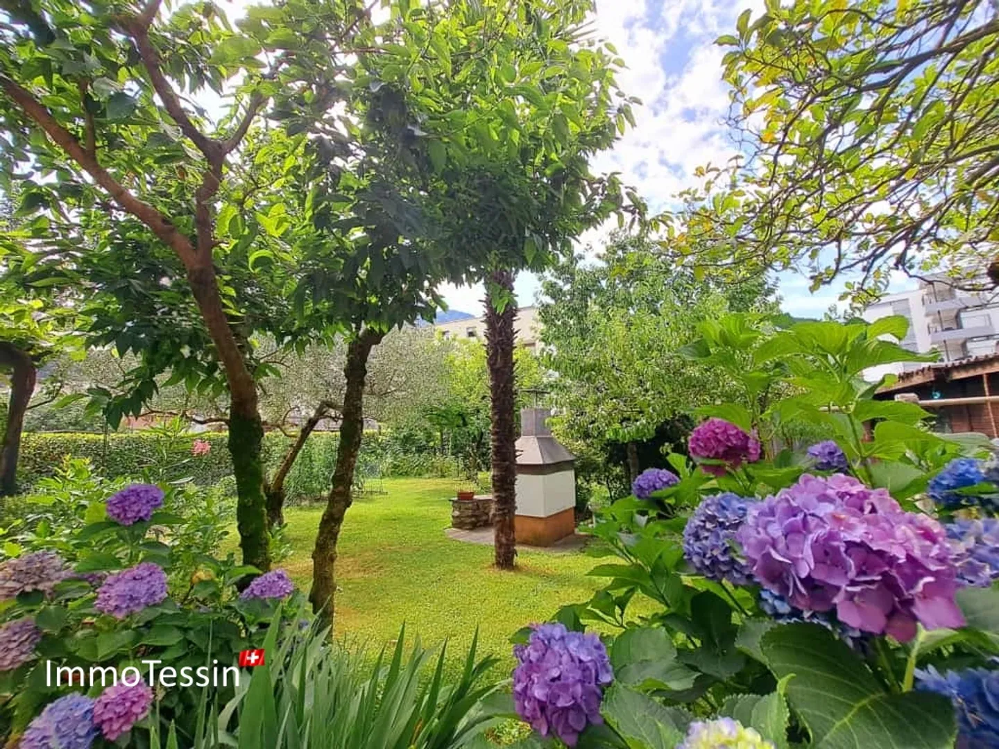 Villa spaziosa e affascinante, un'oasi di calma nel cuore di Giubiasco, inclusi i redditi da locazione - Foto 4 di 13