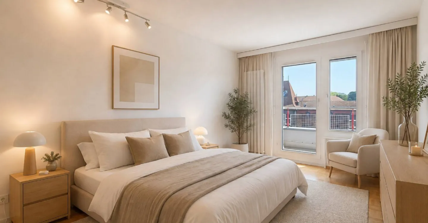 Elegant 4.5-room apartment with two balconies in the heart of Yverdon-les-Bains - Photo 4 of 12