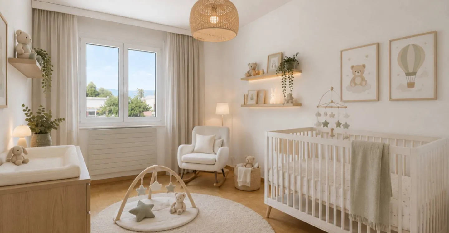 Elegant 4.5-room apartment with two balconies in the heart of Yverdon-les-Bains - Photo 5 of 12