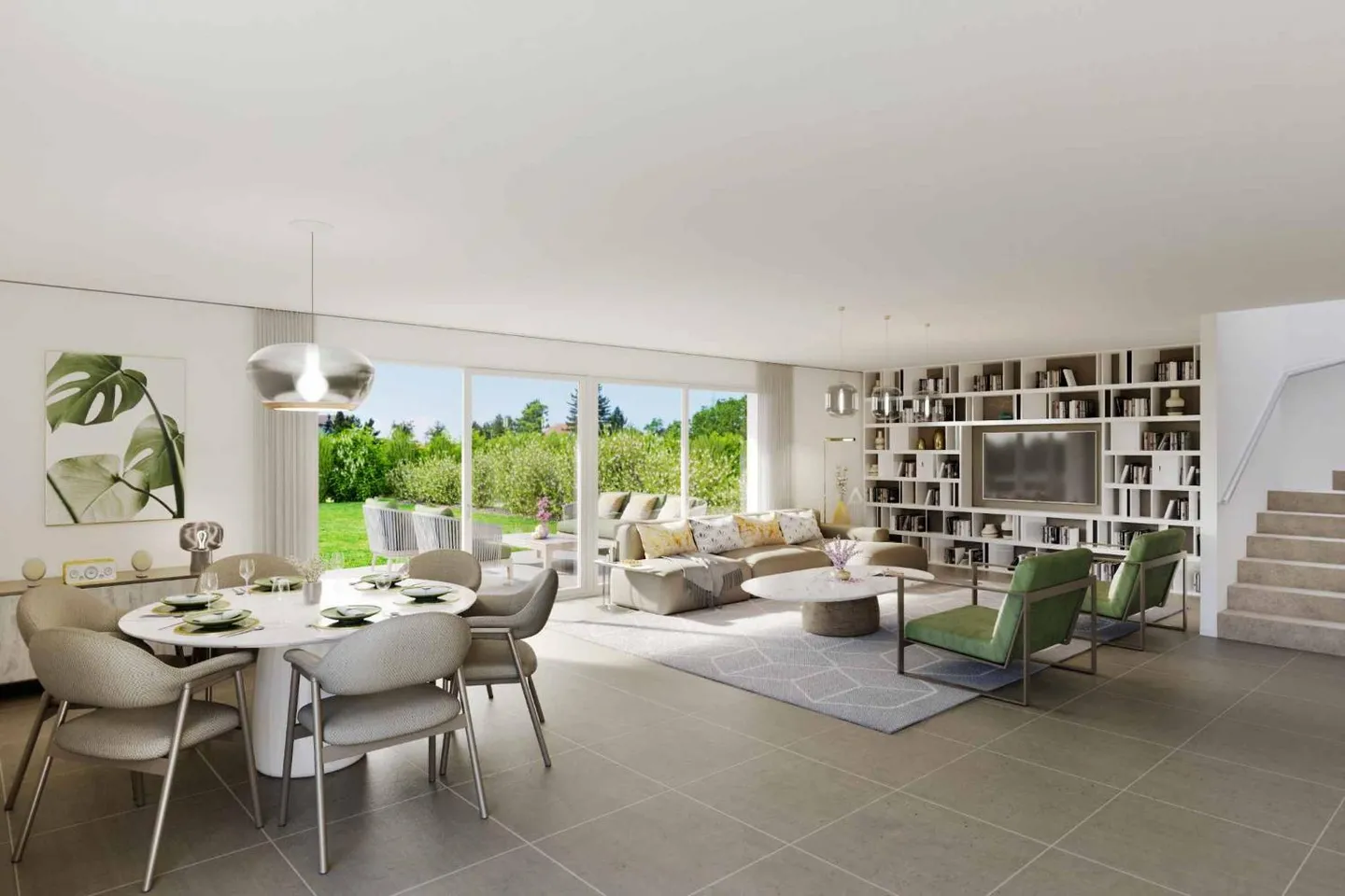 Villa Mitoyenne Contemporaine - Photo 3 sur 8