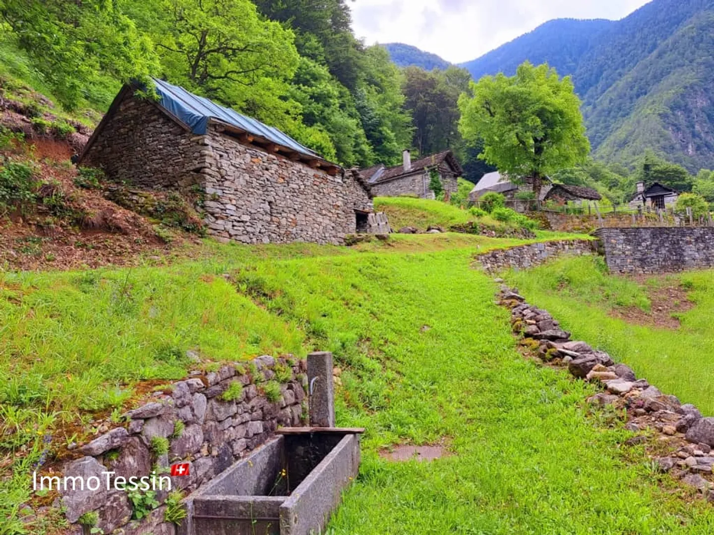Il tuo sogno rustico a Maggiatal con permesso di costruzione - Foto 3 di 13