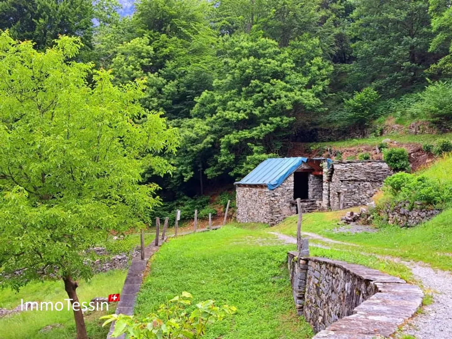 Il tuo sogno rustico a Maggiatal con permesso di costruzione - Foto 5 di 13