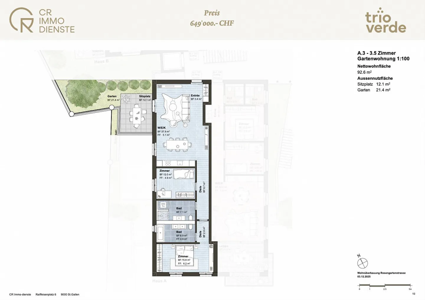 «TRIO VERDE» - ein Zuhause mit Identität. - Foto 7 von 15