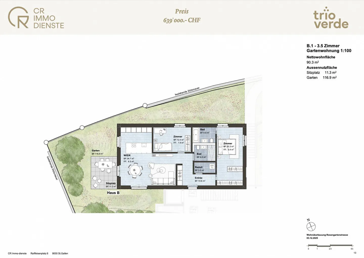 «TRIO VERDE» - ein Zuhause mit Identität. - Foto 10 von 15
