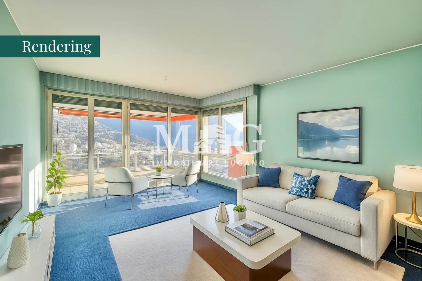 Penthouse with Lake View in Lugano - Photo 1 of 7