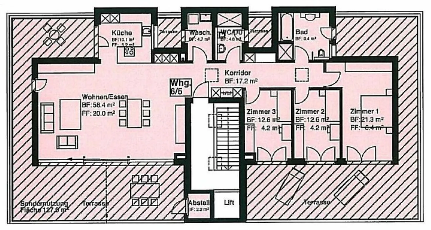 Exclusive penthouse apartment with huge terrace in idyllic location - Photo 12 of 12