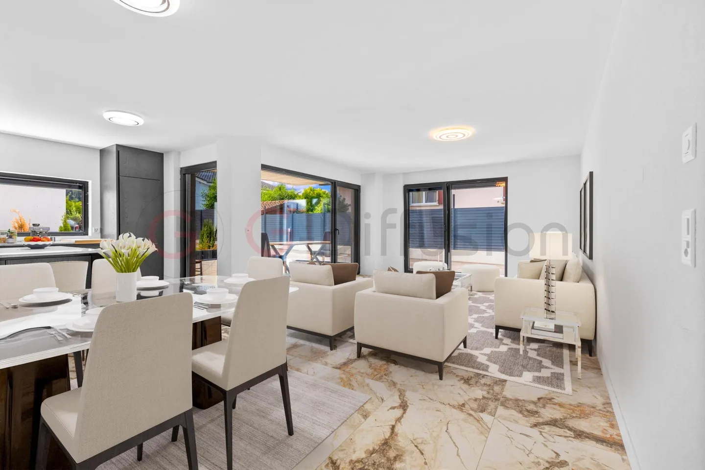 Magnificent townhouse villa with 5.5 rooms - Photo 2 of 11