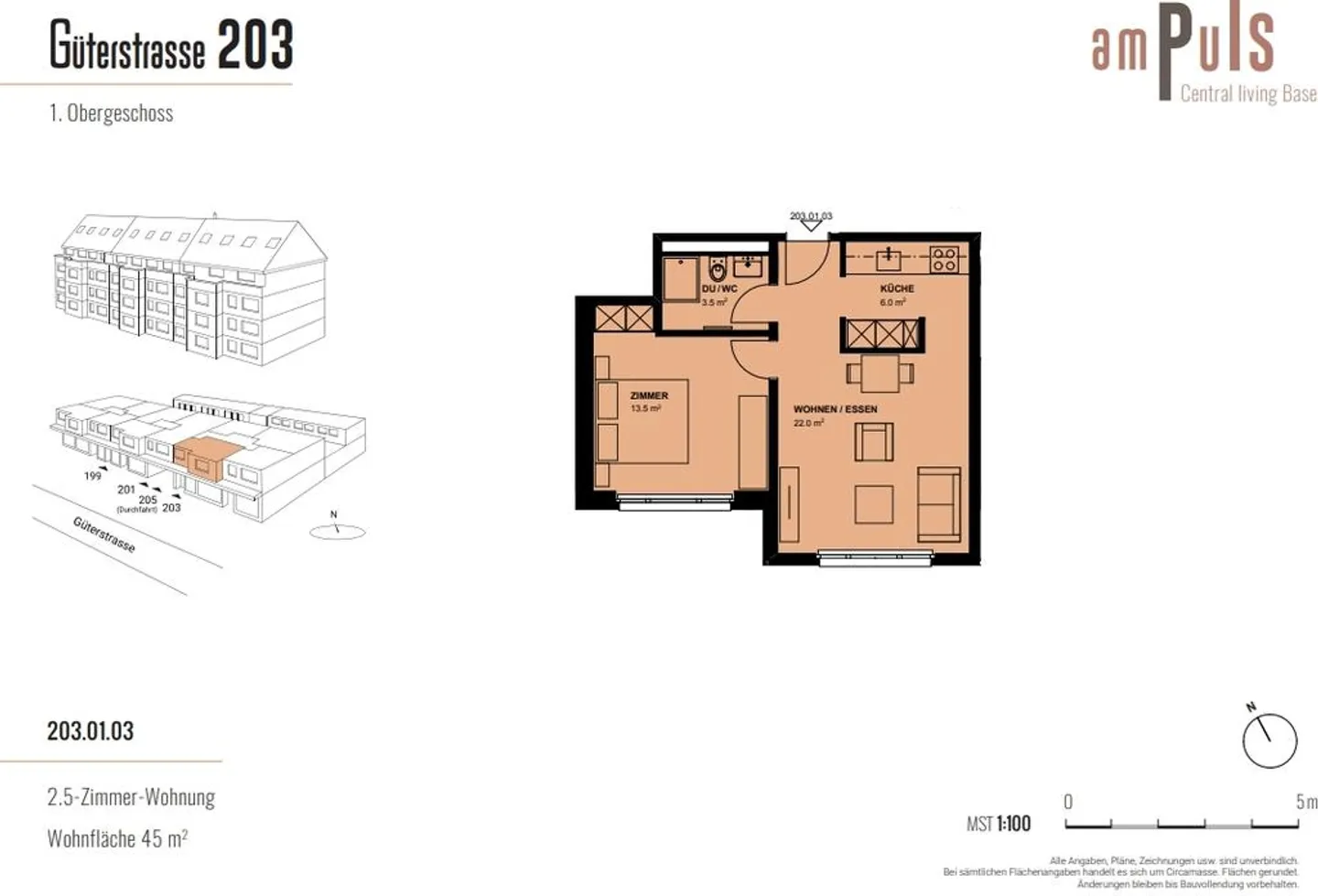 Appartamento 2.5 stanze ristrutturato a Gundeli - Foto 4 di 4