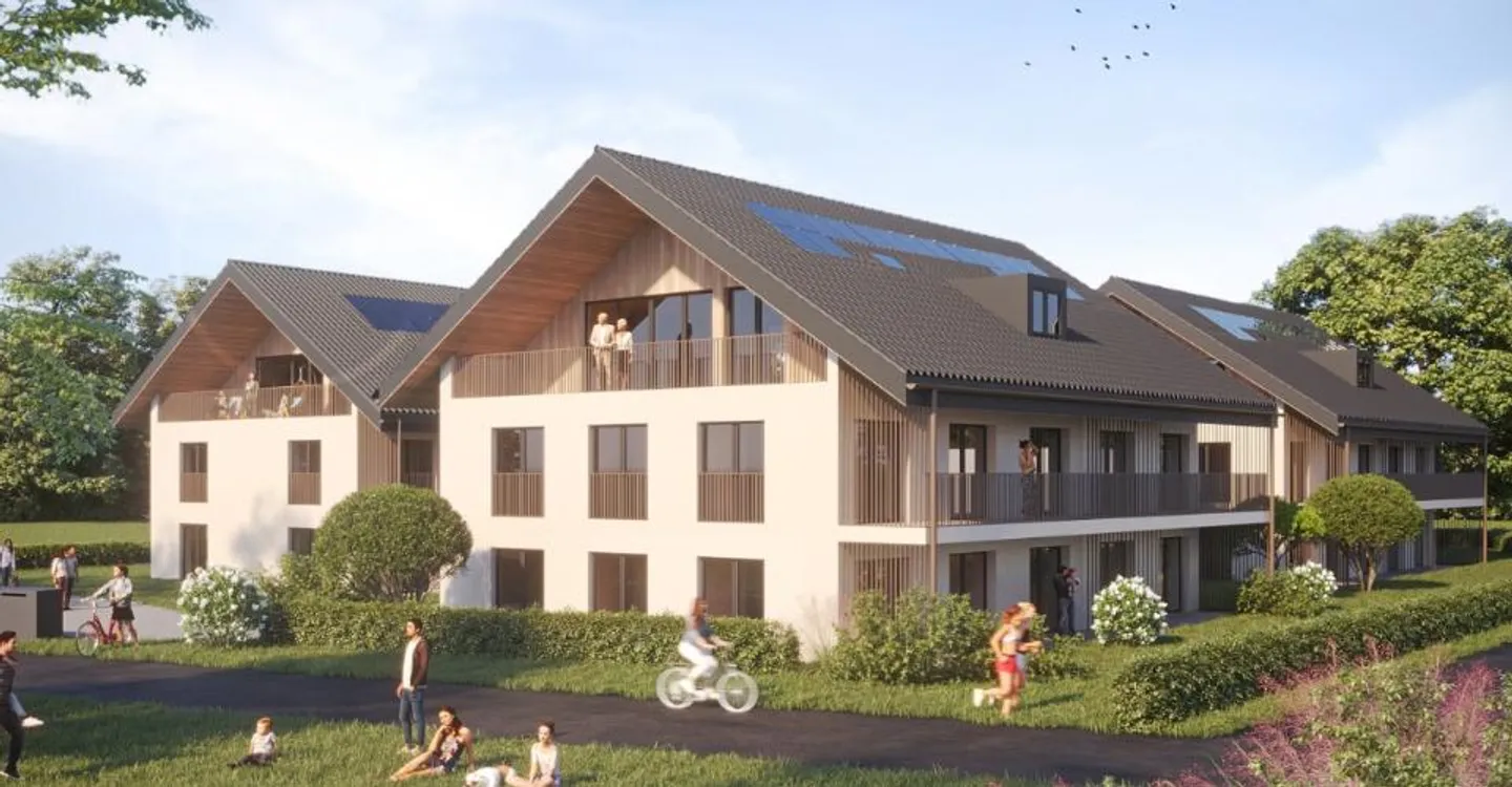 La Bergerie - Lot 16 - Nuovo appartamento di 4.5 locali al 1° piano con balcone - Foto 1 di 12