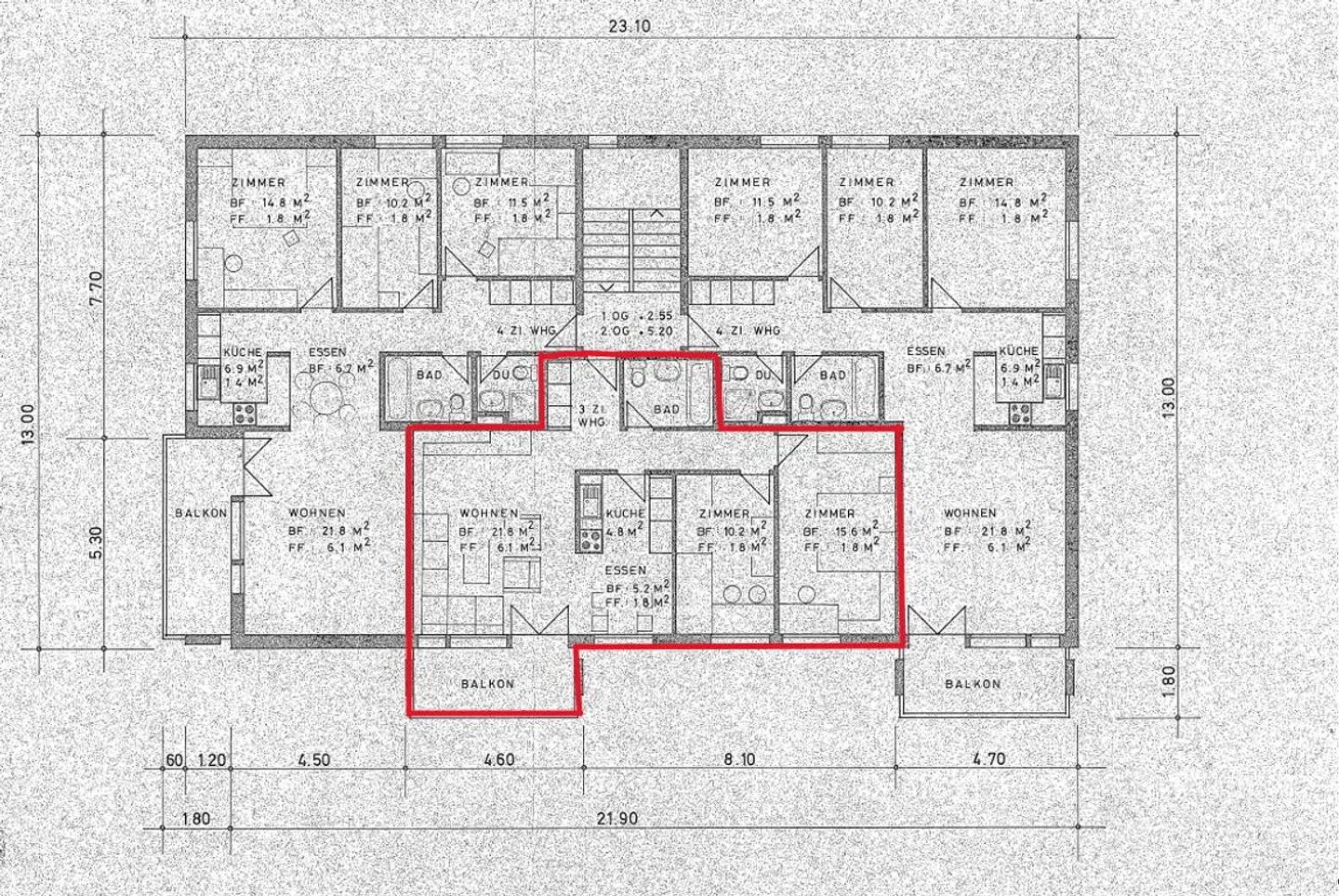 Teilsanierte 3.5-Zimmerwohnung an ruhiger Lage in Goldau - Foto 1 von 6