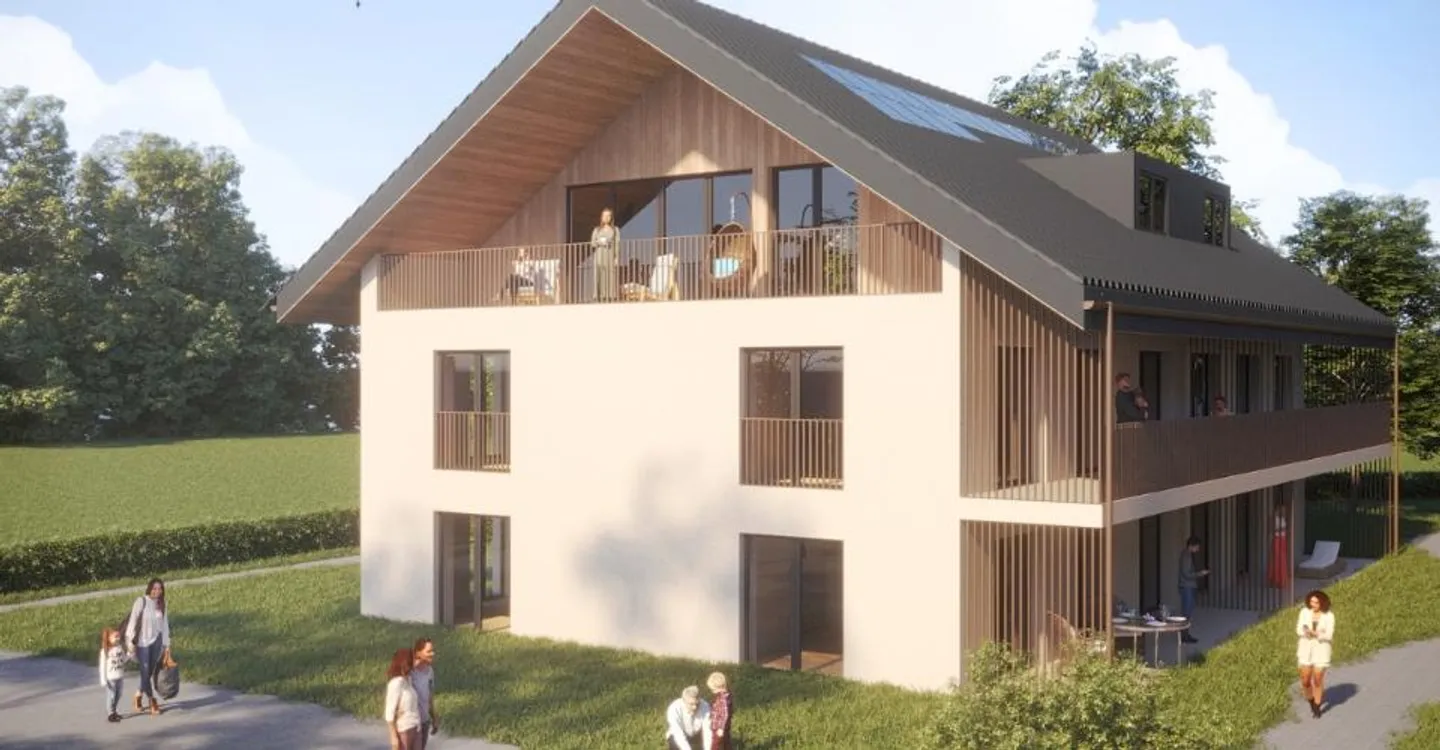 La Bergerie - Lot 16 - Nuovo appartamento di 4.5 locali al 1° piano con balcone - Foto 6 di 12